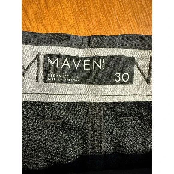 Maven Co Shorts Mens‎ 30 Gray 7" Inseam NWT Quick Dry Stretch Golf Casual - Picture 5 of 11